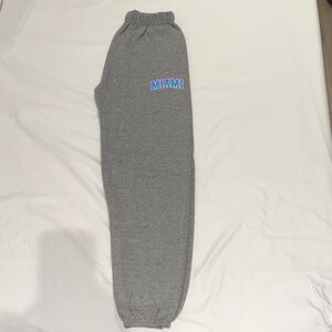 Jerzees Kids Gray Sweatpants with Miami Design